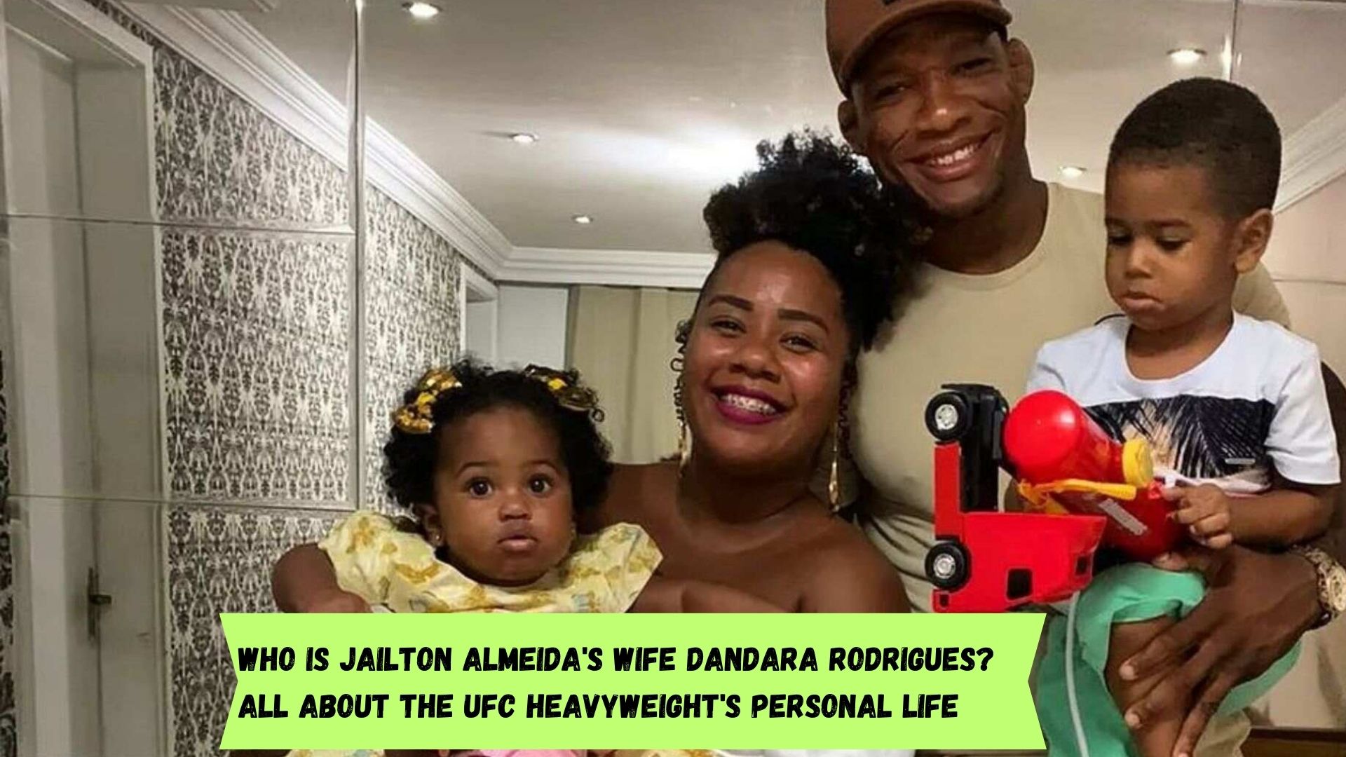 Who is Jailton Almeida's wife Dandara Rodrigues? All about the UFC heavyweight's personal life