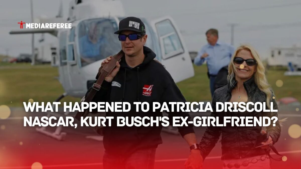 What Happened to Patricia Driscoll NASCAR, Kurt Busch's Ex-Girlfriend? 2 Patricia Driscoll and Kurt Busch holding hands together and walking