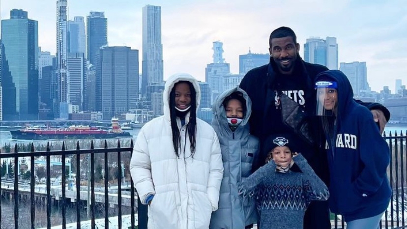 Amar’e Stoudemire and family