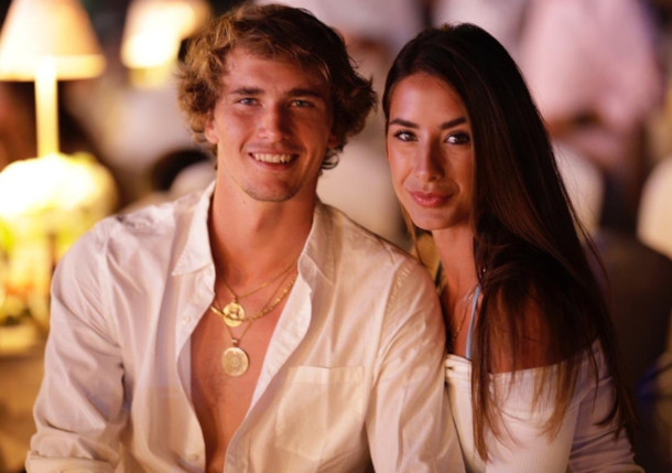 Alexander Zverev and Brenda Patea