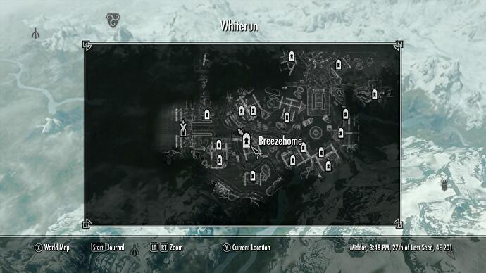 Breezehome Skyrim House Locations