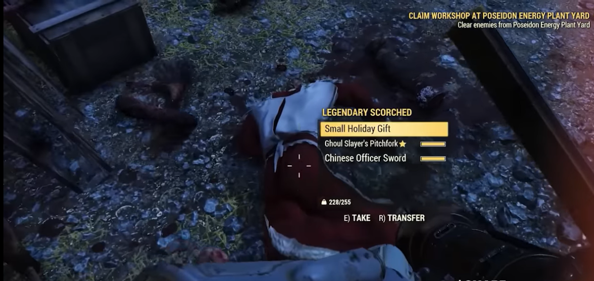 Holiday Scorched Locations Fallout 76