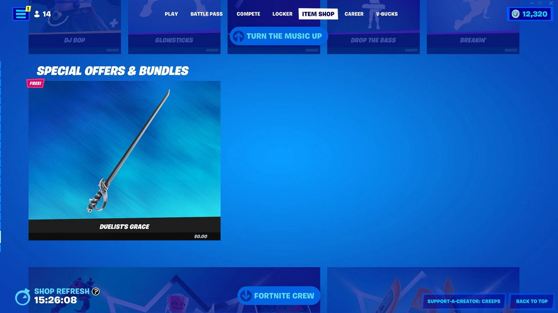 Fortnite FREE Duelist's Grace Pickaxe Is Now Available! (PC Exclusive