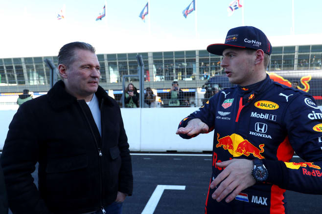 Jos Verstappen and Max Verstappen