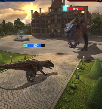 Lord Lythronax fight gameplay