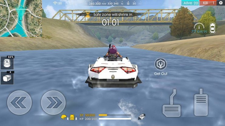 Best Vehicles FreeFire Amphibian Car