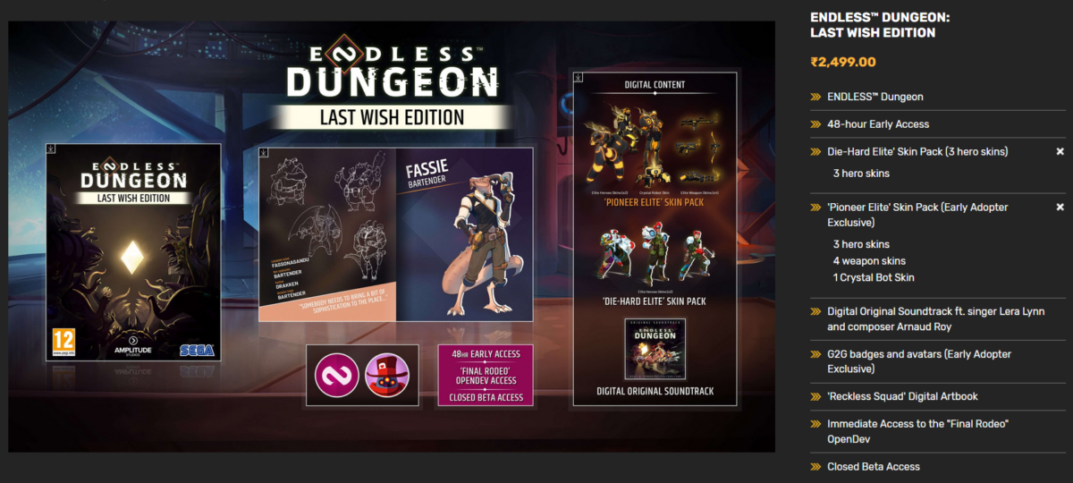 Last Wish Edition endless dungeon

