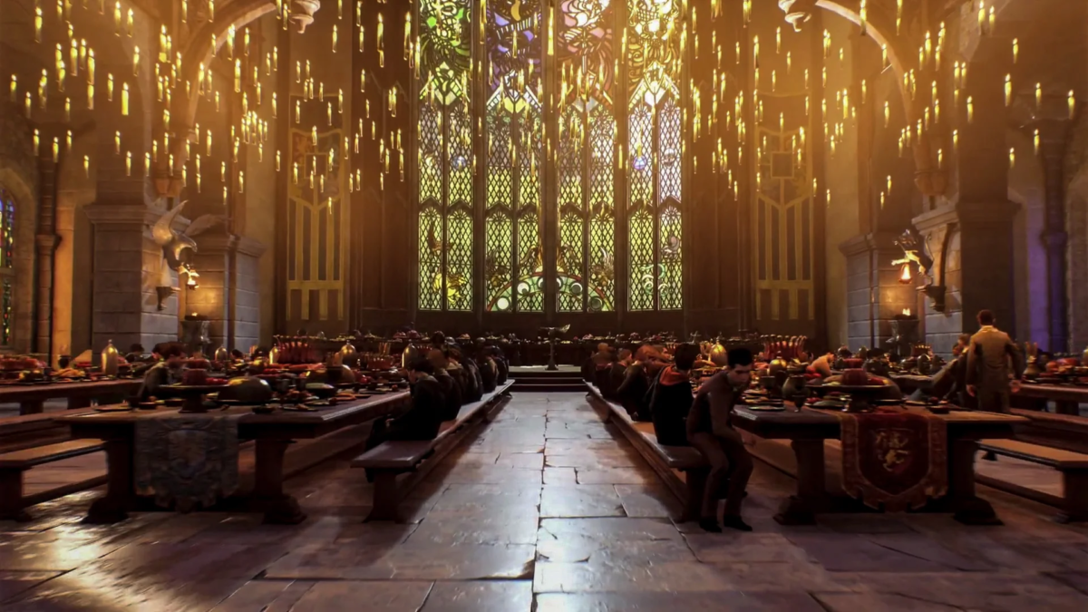  Great Hall area in Hogwarts Legacy