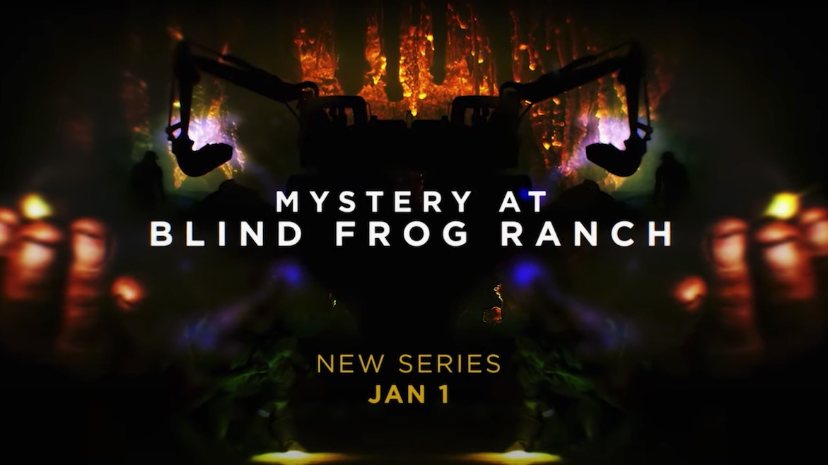 What is the mysterious Blind frog ranch location?