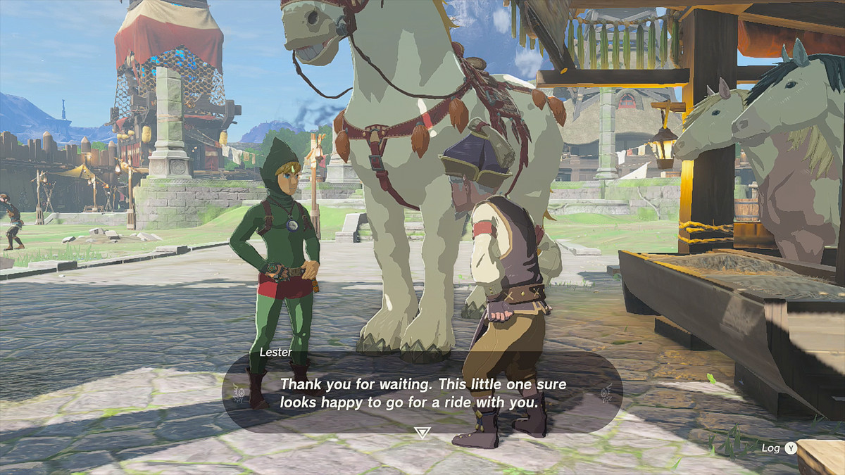 Giant Ganon's Horse & Giant White Stallion in Zelda Tears of the Kingdom
