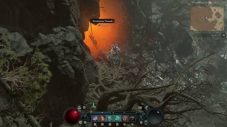 Diablo 4 Domhainne Tunnels dungeon 