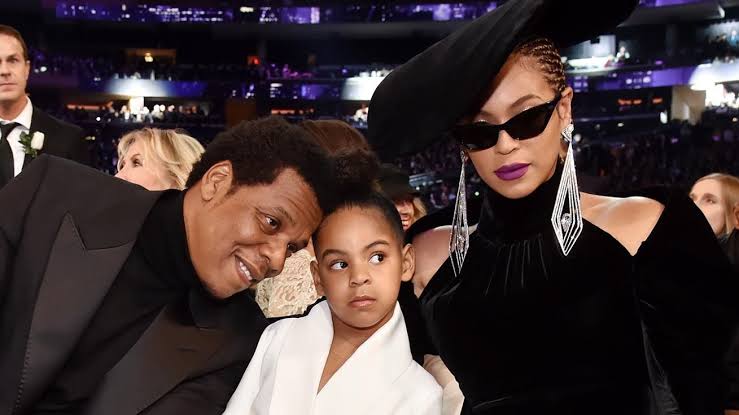 Jay-Z and Beyonce with Ivy