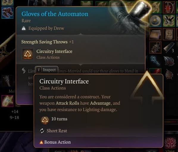 Gloves of Automaton In Baldur's Gate 3 