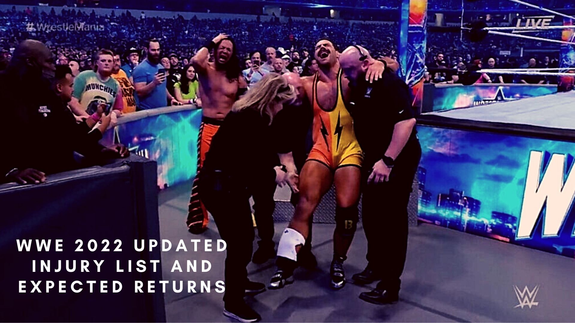 WWE 2022 Updated Injury list and expected returns