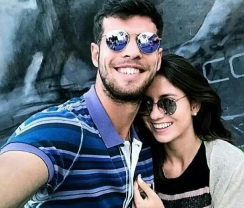 Karen Khachanov and wife