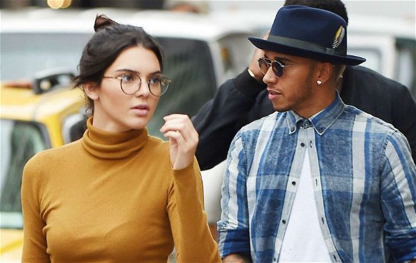 Kendall Jenner and Lewis Hamilton