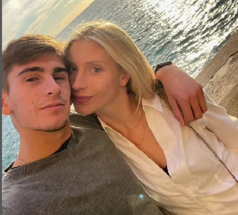 Matteo Arnaldi with girlfriend