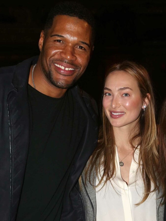 Michael Strahan and his girlfriend Kayla Quick 