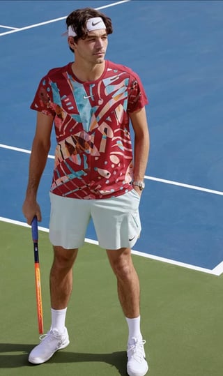 Taylor Fritz with Nike US Open 2023 line