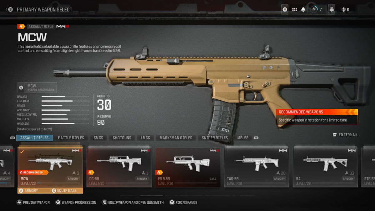 Modern Warfare 3 Jak Ferocity Carbine Kit