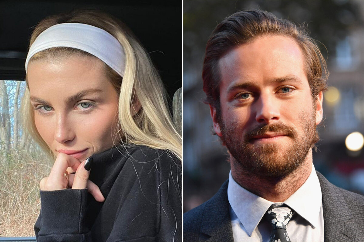 Paige Lorenze and Armie Hammer