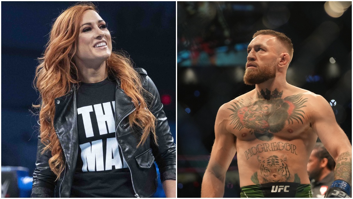 Becky Lynch and Conor McGregor
