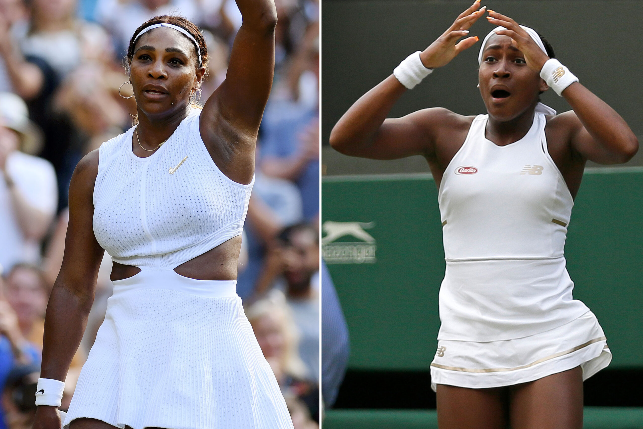 Serena Williams and Coco Gauff