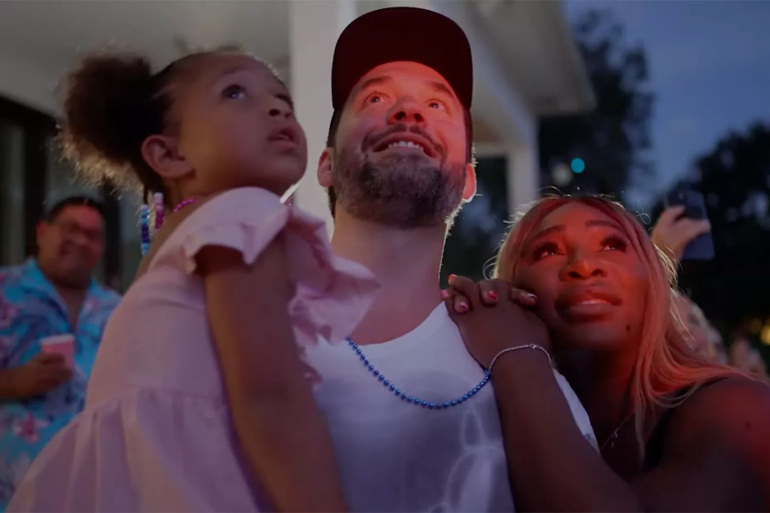 Serena Williams and Alexis Ohanian