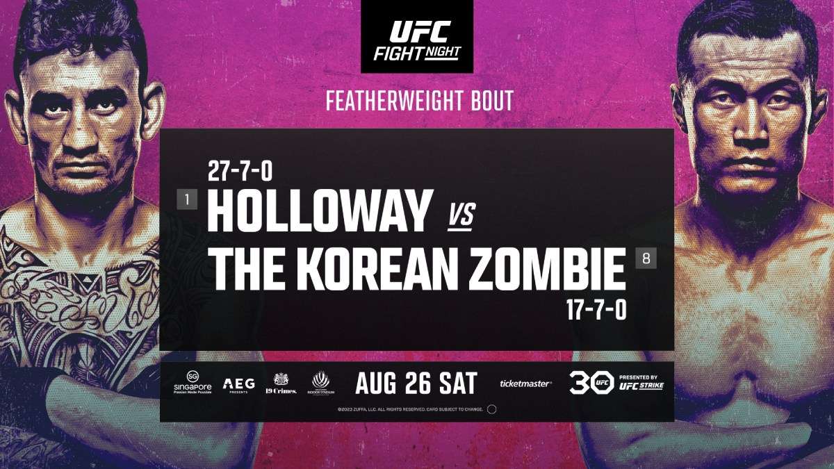 Holloway vs Korean Zombie prediction